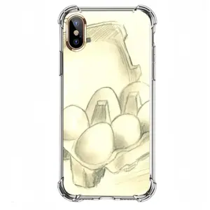 6 Eier Im Karton Six Eggs In The Cardboard iPhone XS Phone Case (Silicone)