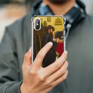 Shtetl Mezhirich Talmudic Dispute iPhone XS Phone Case (Silicone)