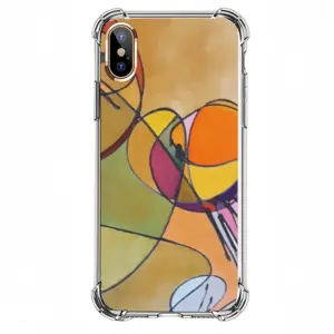 Fake Stained Glass 1 iPhone XS Phone Case (Silicone)