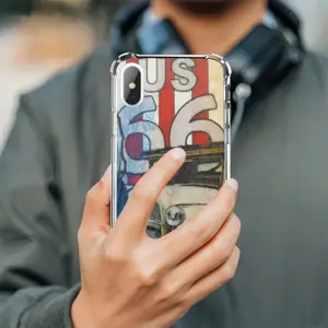 Route 66 iPhone XS Phone Case (Silicone)