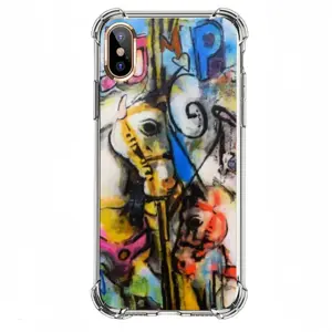 Jumping iPhone XS Phone Case (Silicone)