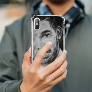 Aubrey Drake Graham Portrait iPhone XS Phone Case (Silicone)