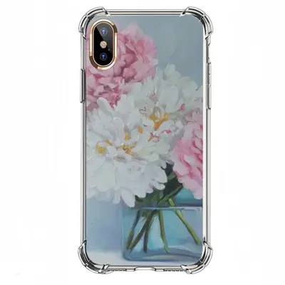 Peonies In A Vase iPhone XS Phone Case (Silicone)