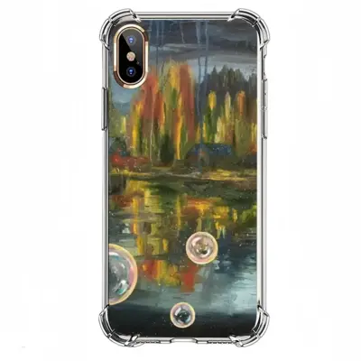 Being In A Good Mood While Raining iPhone XS Phone Case (Silicone)