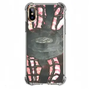 Black Web iPhone XS Phone Case (Silicone)