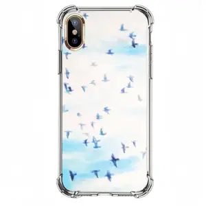 Flutter iPhone XS Phone Case (Silicone)