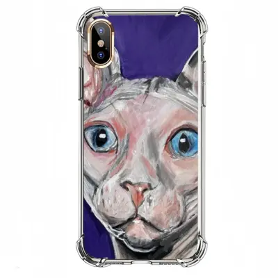 Bald Cat iPhone XS Phone Case (Silicone)