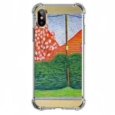 Verdant Curtain iPhone XS Phone Case (Silicone)