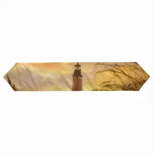 The Shine Of Lighthouse Outside Table Flag (Triangle)