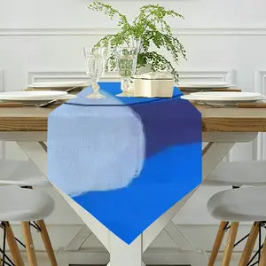 Simple Navy Blue Large Table Flag (Triangle)