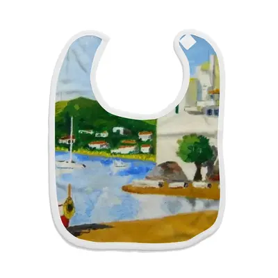 Cadaques (Spain) Baby Drool Towel