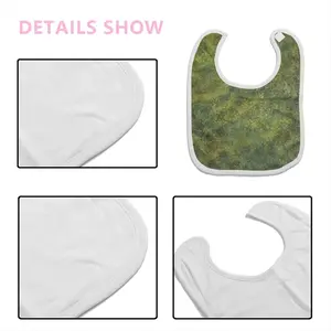 Hammered Green Baby Drool Towel