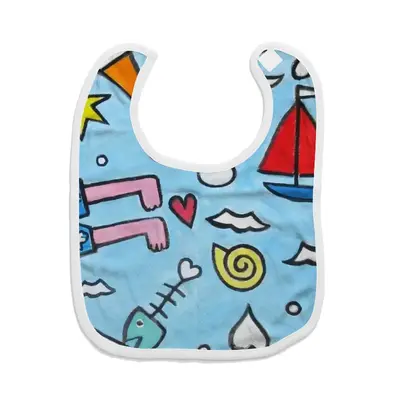 Seaside Baby Drool Towel