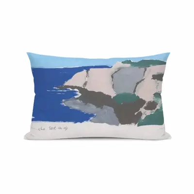 Bay Of Biscay #1 (2019) Polyester Pillow (Rectangle, Multi-Size)