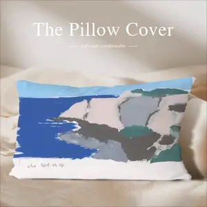 Bay Of Biscay #1 (2019) Polyester Pillow (Rectangle, Multi-Size)