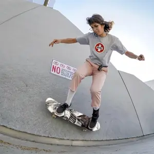 Ms Lopez Skateboarding Sticker