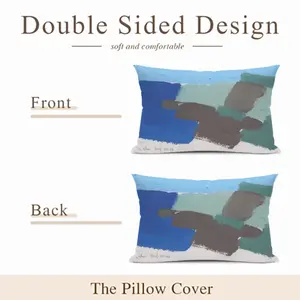 Bay Of Biscay #2 (2019) Polyester Pillow (Rectangle, Multi-Size)