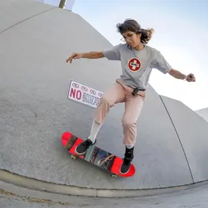 On The Red Skateboarding Sticker