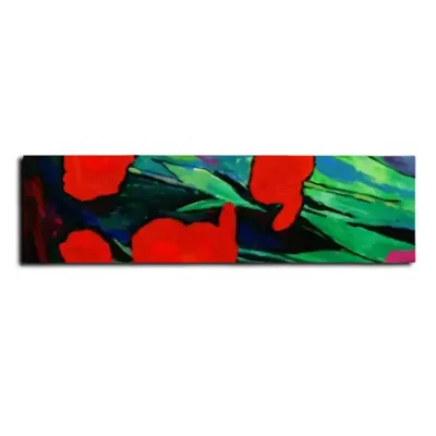 Red Tulips Skateboarding Sticker