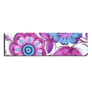 Purple Bouquet Skateboarding Sticker