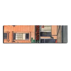 #6Th Avenue Restaurant New York City Skateboarding Sticker