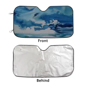 Ocean Clouds Car Windshield Sunshade