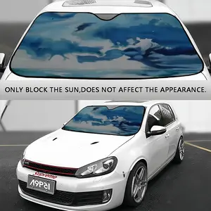 Ocean Clouds Car Windshield Sunshade