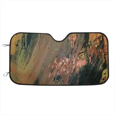 Bronze Abstraction Car Windshield Sunshade