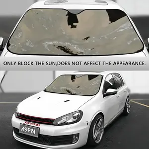 Human-Hummingbird Car Windshield Sunshade