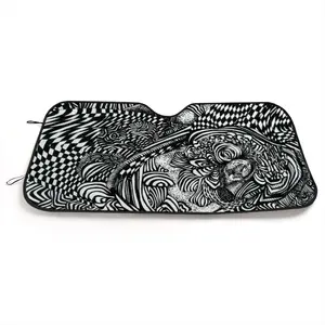 Liquid Skull Car Windshield Sunshade