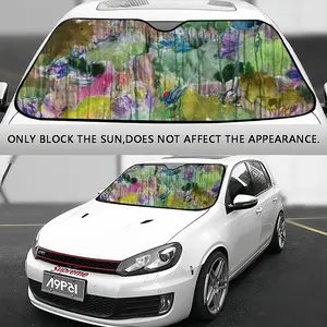 Spring In Jungle Car Windshield Sunshade