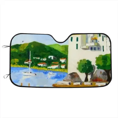 Cadaques (Spain) Car Windshield Sunshade