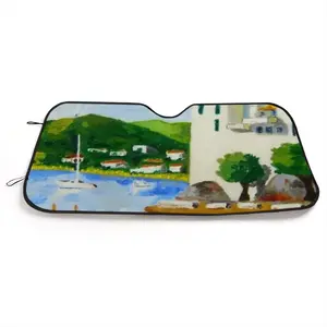 Cadaques (Spain) Car Windshield Sunshade