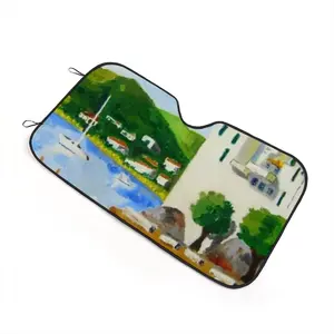 Cadaques (Spain) Car Windshield Sunshade