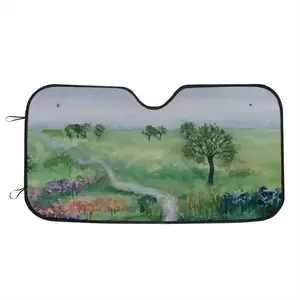 Burbling River Ii Car Windshield Sunshade