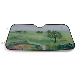 Burbling River Ii Car Windshield Sunshade