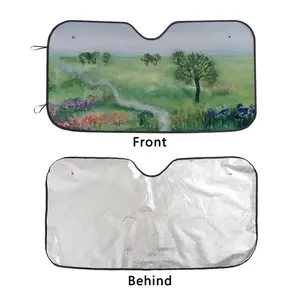 Burbling River Ii Car Windshield Sunshade