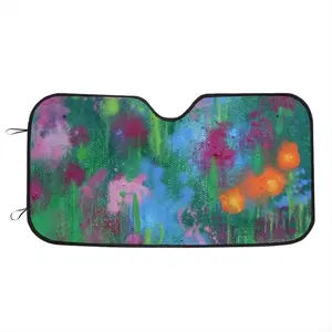 English Garden Car Windshield Sunshade