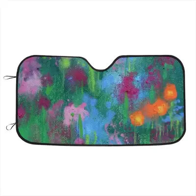 English Garden Car Windshield Sunshade