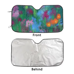 English Garden Car Windshield Sunshade