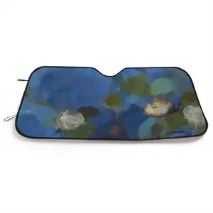 Water Lilies 2 Car Windshield Sunshade