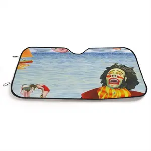 Fear Of Clowns Car Windshield Sunshade