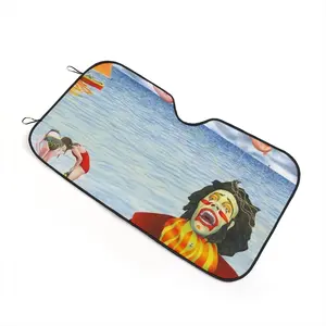 Fear Of Clowns Car Windshield Sunshade