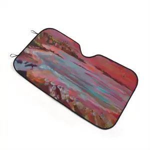 Red Skies Car Windshield Sunshade