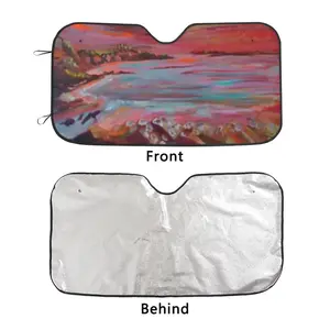 Red Skies Car Windshield Sunshade