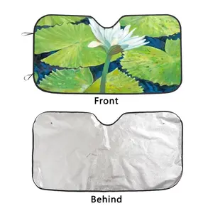 Lilly Pads Car Windshield Sunshade