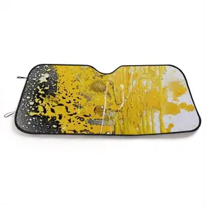 Basic Yellow Car Windshield Sunshade