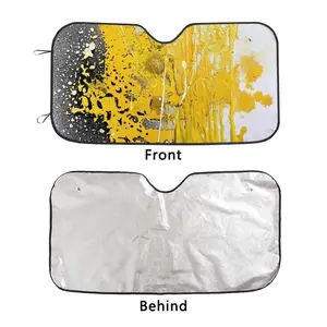 Basic Yellow Car Windshield Sunshade