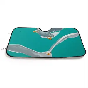 Seagulls Car Windshield Sunshade