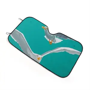 Seagulls Car Windshield Sunshade